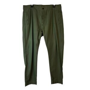 Outerknown Army Green Chino Pants 36 x28-Read Full Description